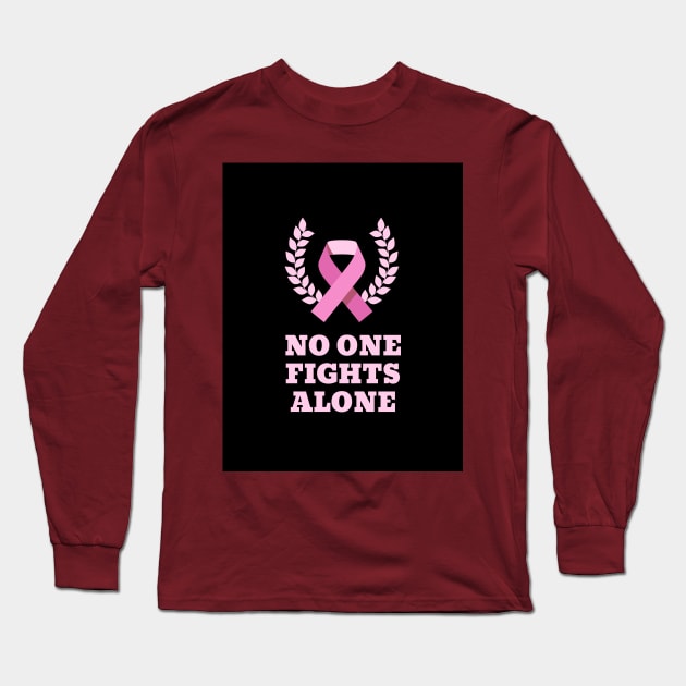 Breast cancer Long Sleeve T-Shirt by T-Shirt Kingdom by Elitenando.store